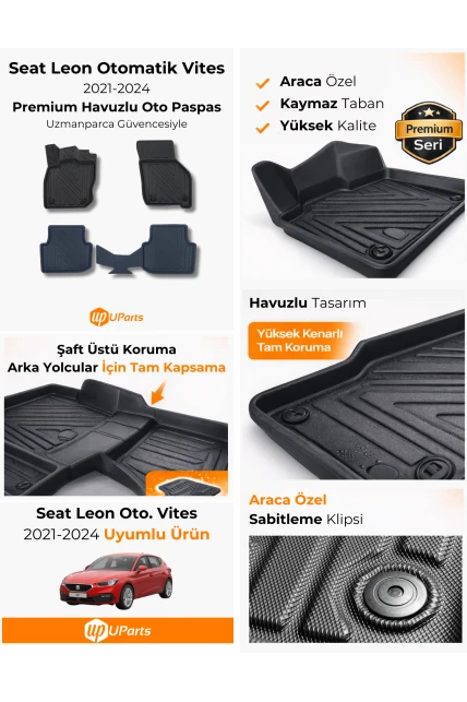 Seat Leon 2021-2024 Havuzlu Paspas Takımı UParts