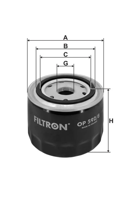 Filtron OP592/8 Yağ Filtresi