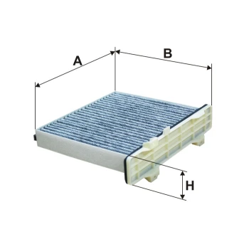 Mitsubishi Pajero Karbonlu Polen Filtresi 2007-2015 Filtron