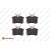 Citroen C4 Cactus Arka Fren Balatası 2014-2020 Eurorepar