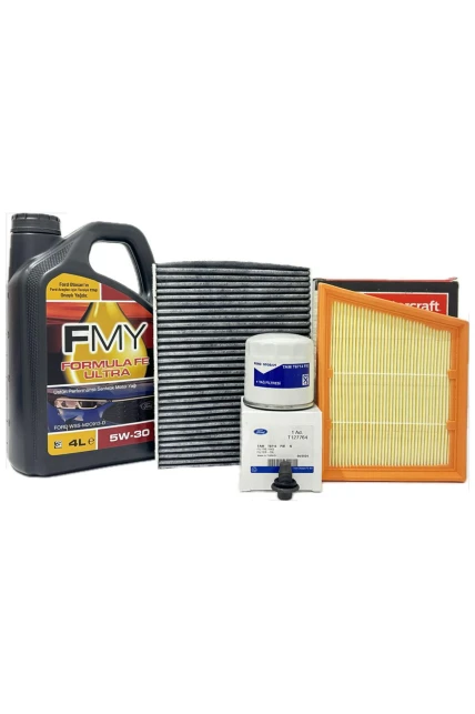 Ford Fiesta 1.1 Benzinli Filtre Bakım Seti 2017 Sonrası Hava+Yağ+Karbonlu Polen Filtresi+Motor Yağı