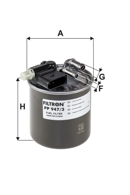 Filtron PP947/3 Yakıt Filtresi A6070901352 - A6420906552 - 16401-HG00D