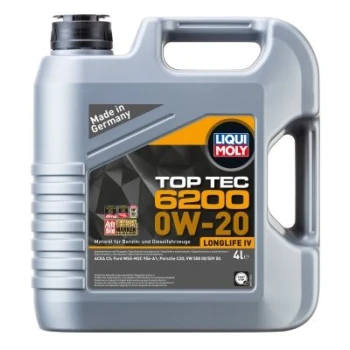 LIQUI MOLY TOP TEC 6200 0W20 4L 20788