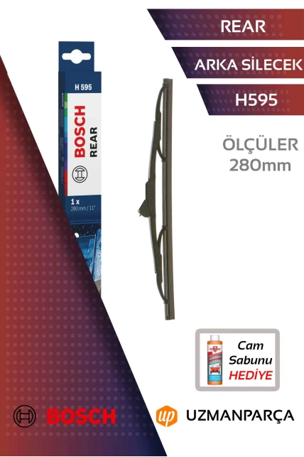 Seat Toledo 2002-2008 Bosch Rear H595 Arka Silecek 280mm - 3397004595