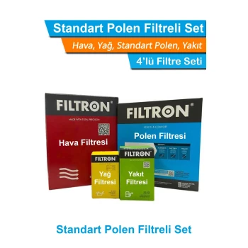 Toyota Auris 1.4 D4D Mann Filtron Filtre Bakım Set 2010-2018 Hava+Yağ+Yakıt+Standart Polen