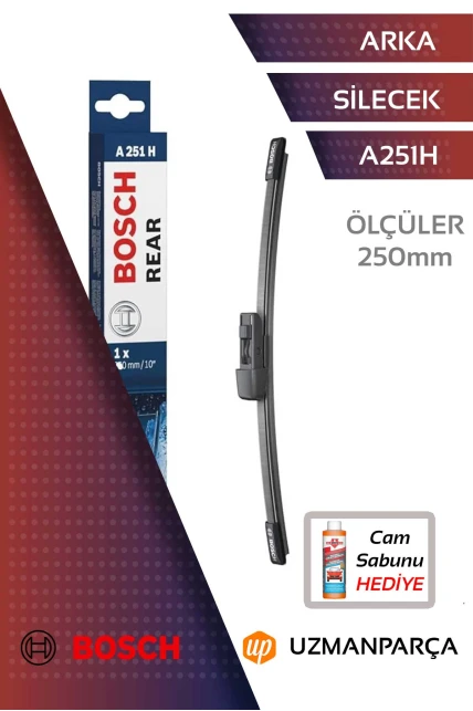 Seat Arona 2017-2025 Bosch Rear A251H Arka Silecek 250mm - 3397008058