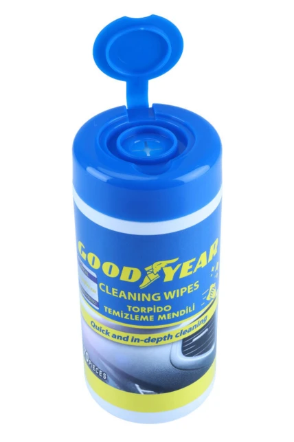 Goodyear Torpido Temizleme Mendili Parlatıcı ve Antistatik Araç İçi Temizlik Mendili
