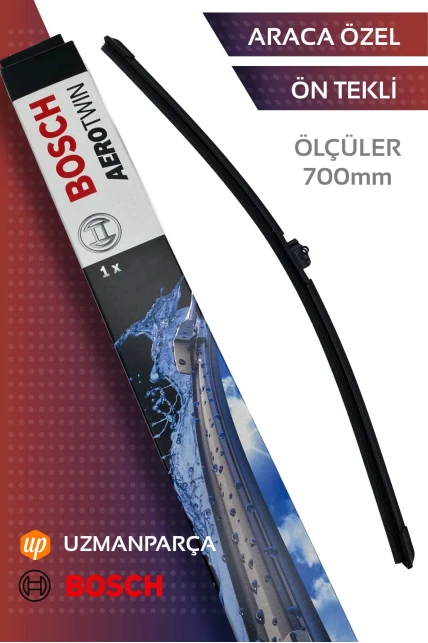 Toyota Yaris 2012-2019 Tekli Aerotwin Retrofit Ön Silecek Bosch