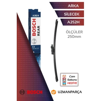 Volkswagen Golf 8 2021-2025 Bosch Rear A252H Arka Silecek 250mm - 3397008634