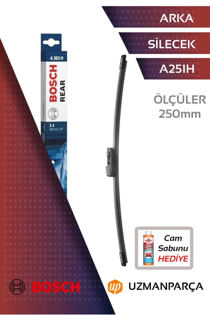 Volkswagen Tiguan 2016-2022 Bosch Rear A383H Arka Silecek 380mm - 3397016087