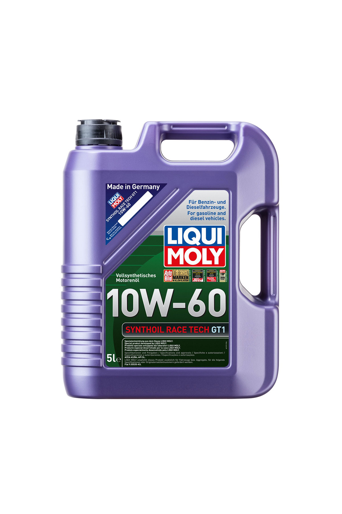 LIQUI MOLY Synthoil Race Tech GT1 10W60 Motor Yağı 5 Litre 8909