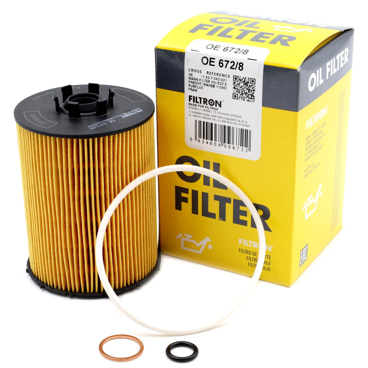 Filtron OE672/8 Yağ Filtresi