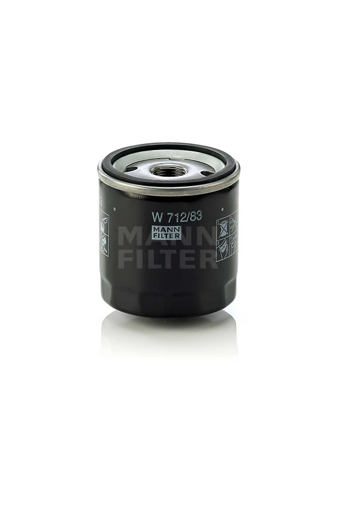 Mann Filter W712/83 Yağ Filtresi Toyota1.4 D4D Dizel 2006-2008