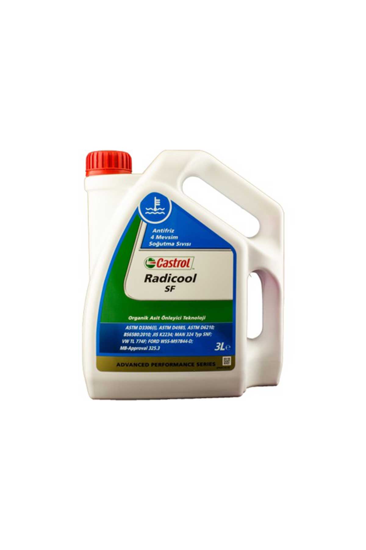 Castrol Radicool Sf Organik Kırmızı Antifriz 3 Litre